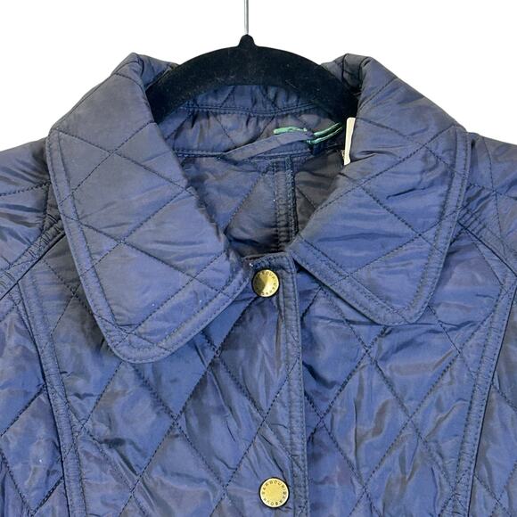 Barbour Summer Beadnell Lightweight Quilt Jacket Classic Navy Women 10 NWOT - Picture 5 of 11